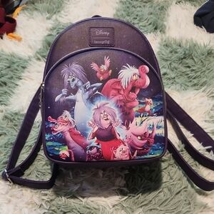 Disney x Loungefly Mad Madam Mim Sword In The Stone Purple Mini Backpack
